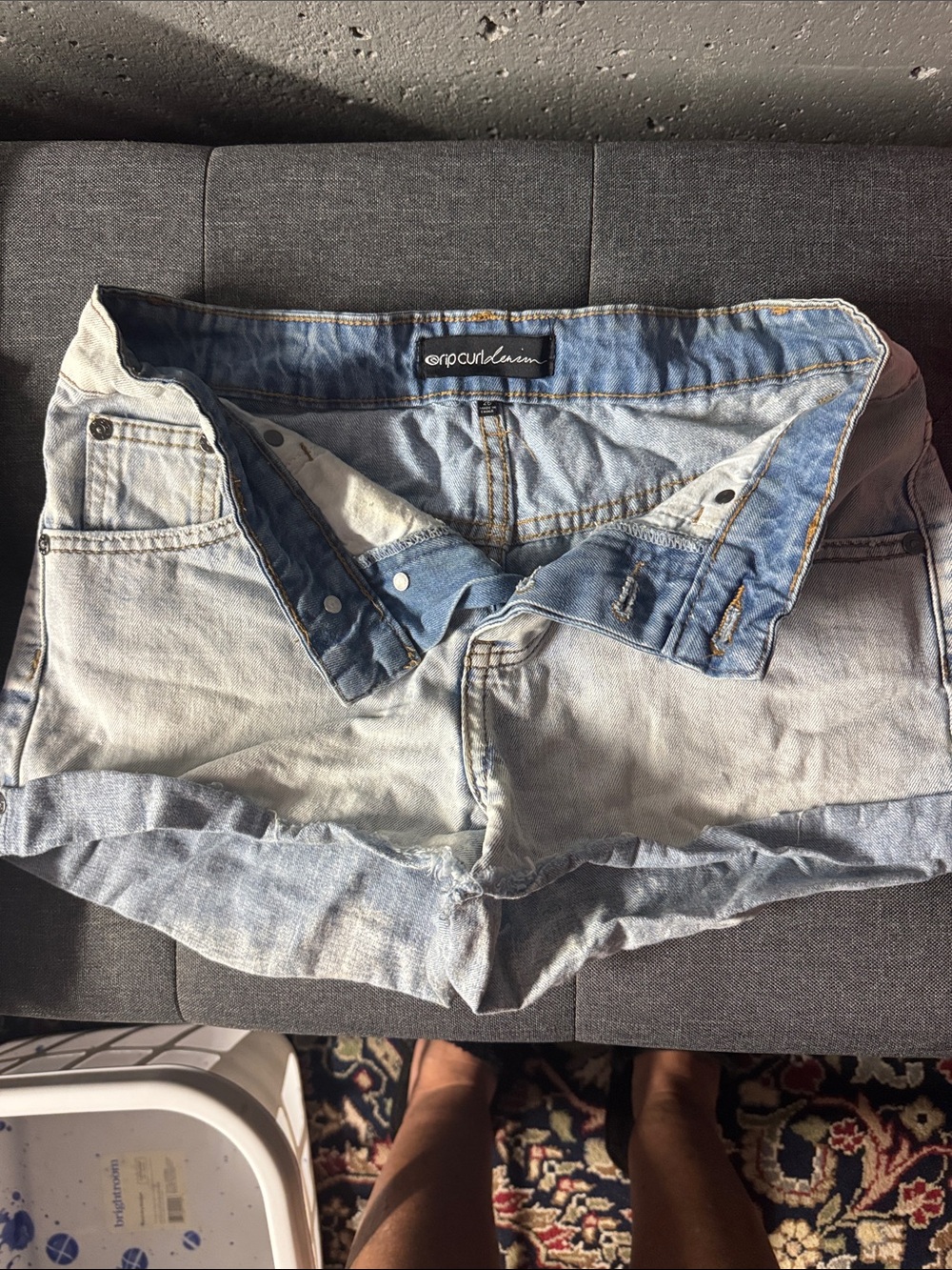 Jean shorts // Rip Curl
